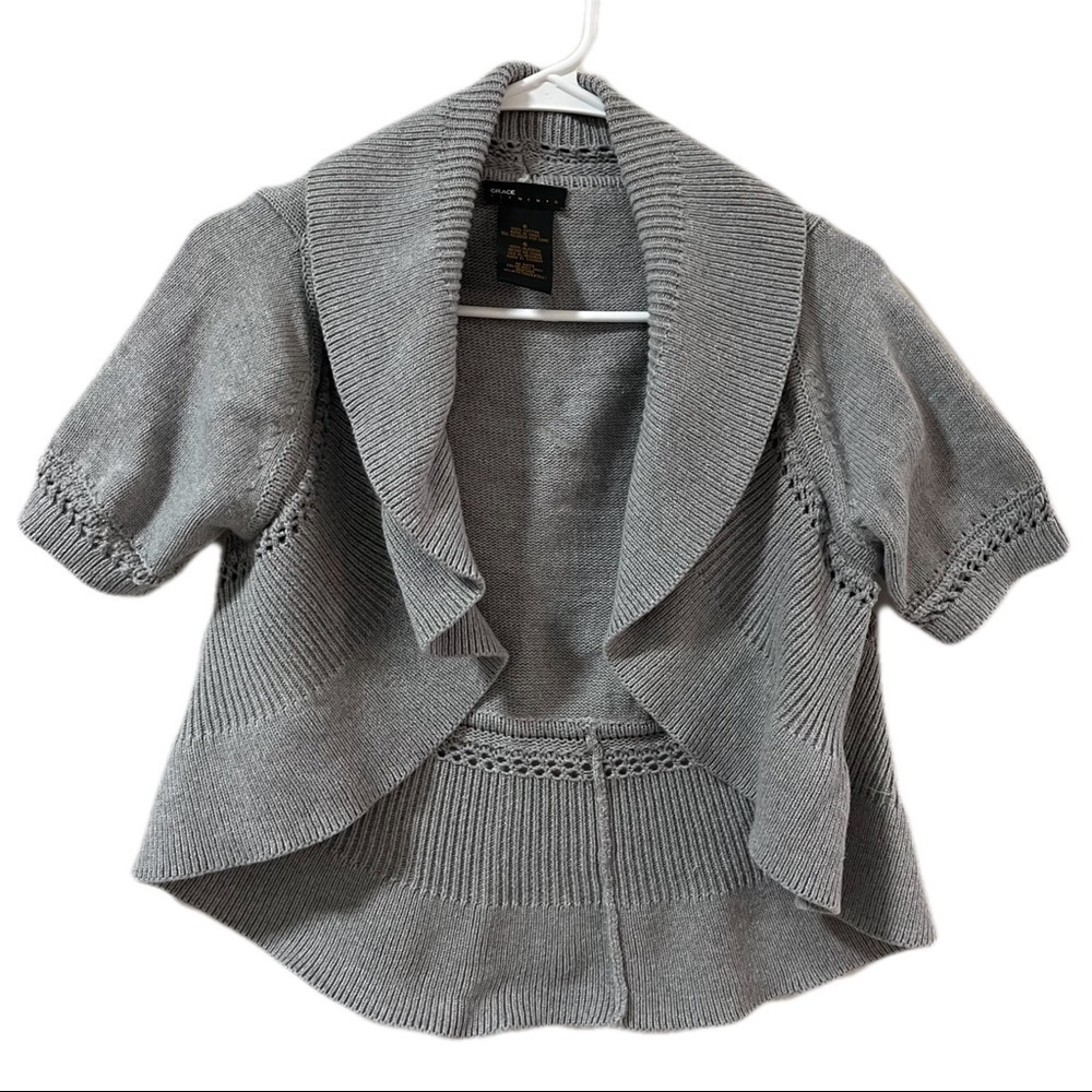Grace Elements Size Small  Cardigan Gray